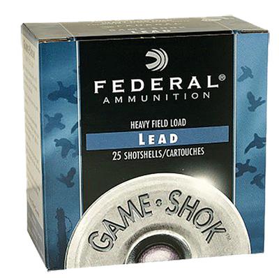 Federal H12375 GameShok Heavy Field 12 Gauge 2.75 Inch 1 1/8 oz 1255 fps 7.5 Shot 25 Bx/10 Cs  H12375  | 12 GA  | 029465002077 | Federal | Ammunition | Shotshell 